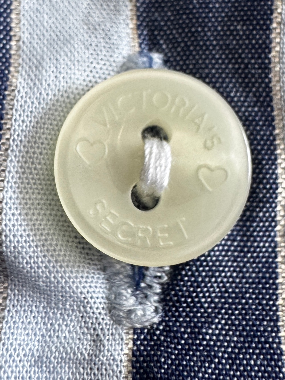 Victoria Secret Blue and White Stripped Long Nightgown NWOT - Picture 9 of 14